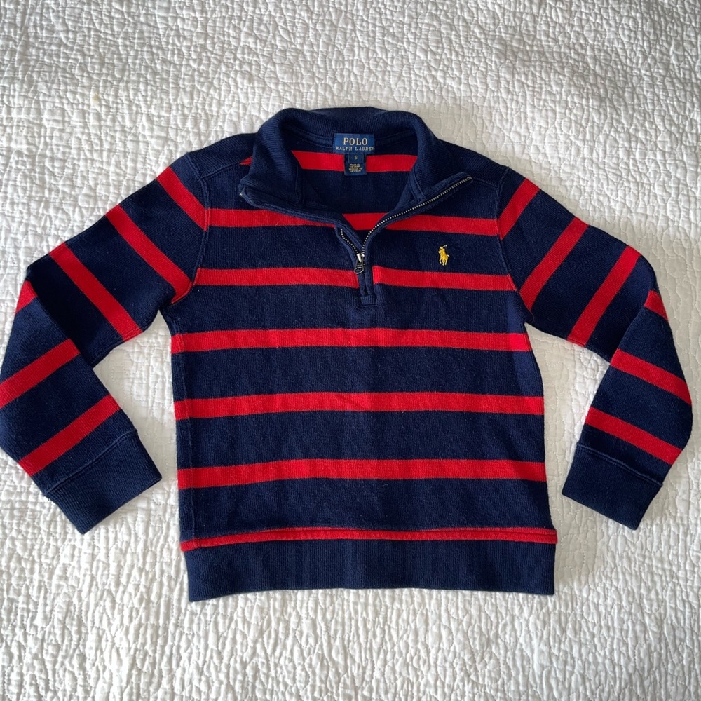 2 Sweaters for boy- Ralph Lauren and Tommy Hilfiger